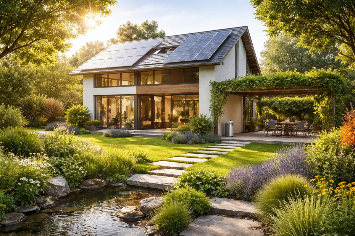 Comment améliorer l'efficacité énergétique de votre maison avec un jardin bien aménagé