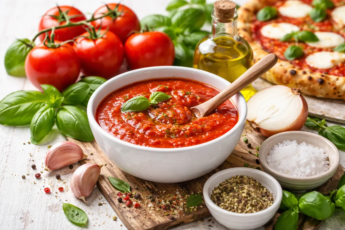 Comment réaliser une sauce tomate maison pour pizza italienne