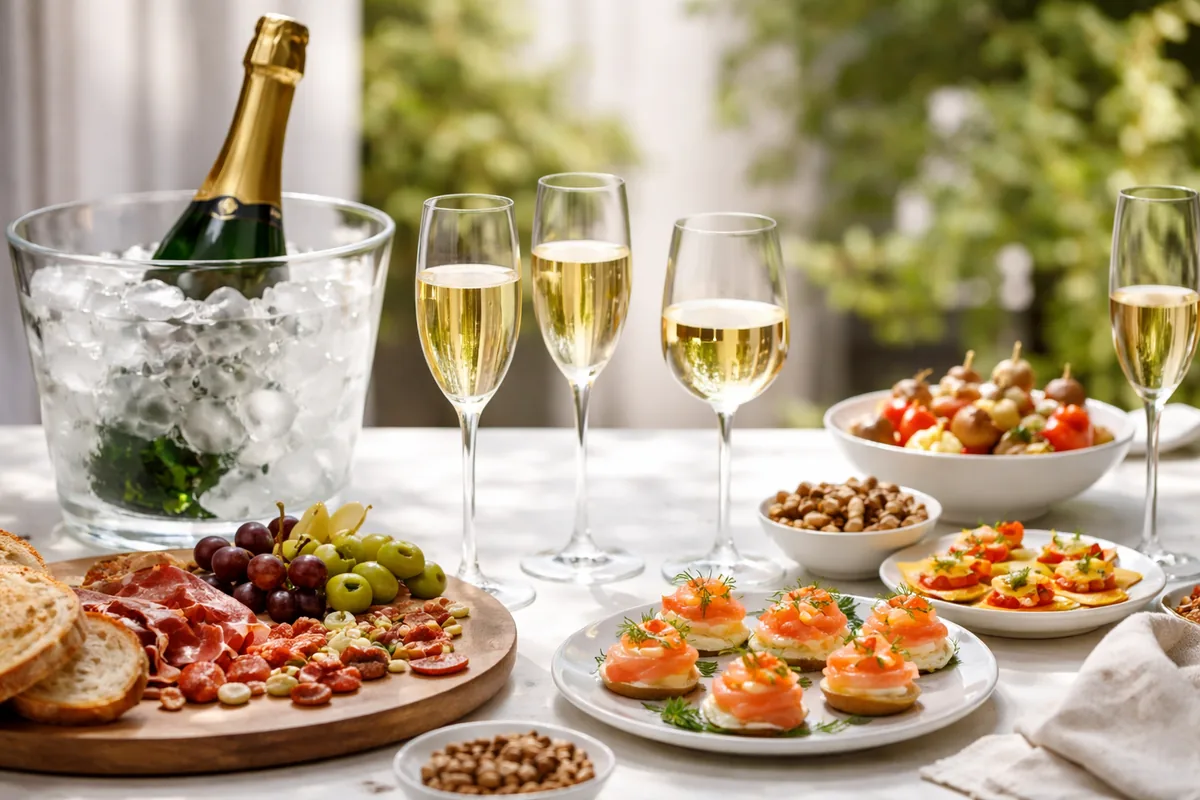 Comment servir le vin et le champagne pour un apéritif élégant